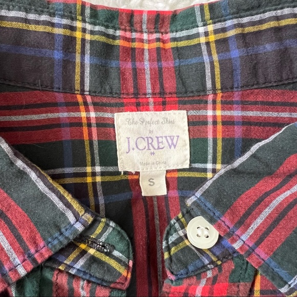 J.CREW Perfect Shirt in Tartan Plaid - Picture 8 of 9